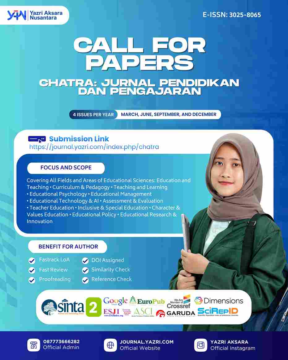 Call for Papers Chatra Dibuka, Terima Naskah dari Berbagai Kajian Pendidikan